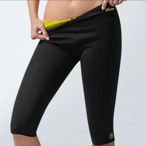 Zaggora Small Hot Pants Capri Neoprene Thermo Workout Leggings Celu-lite Tech